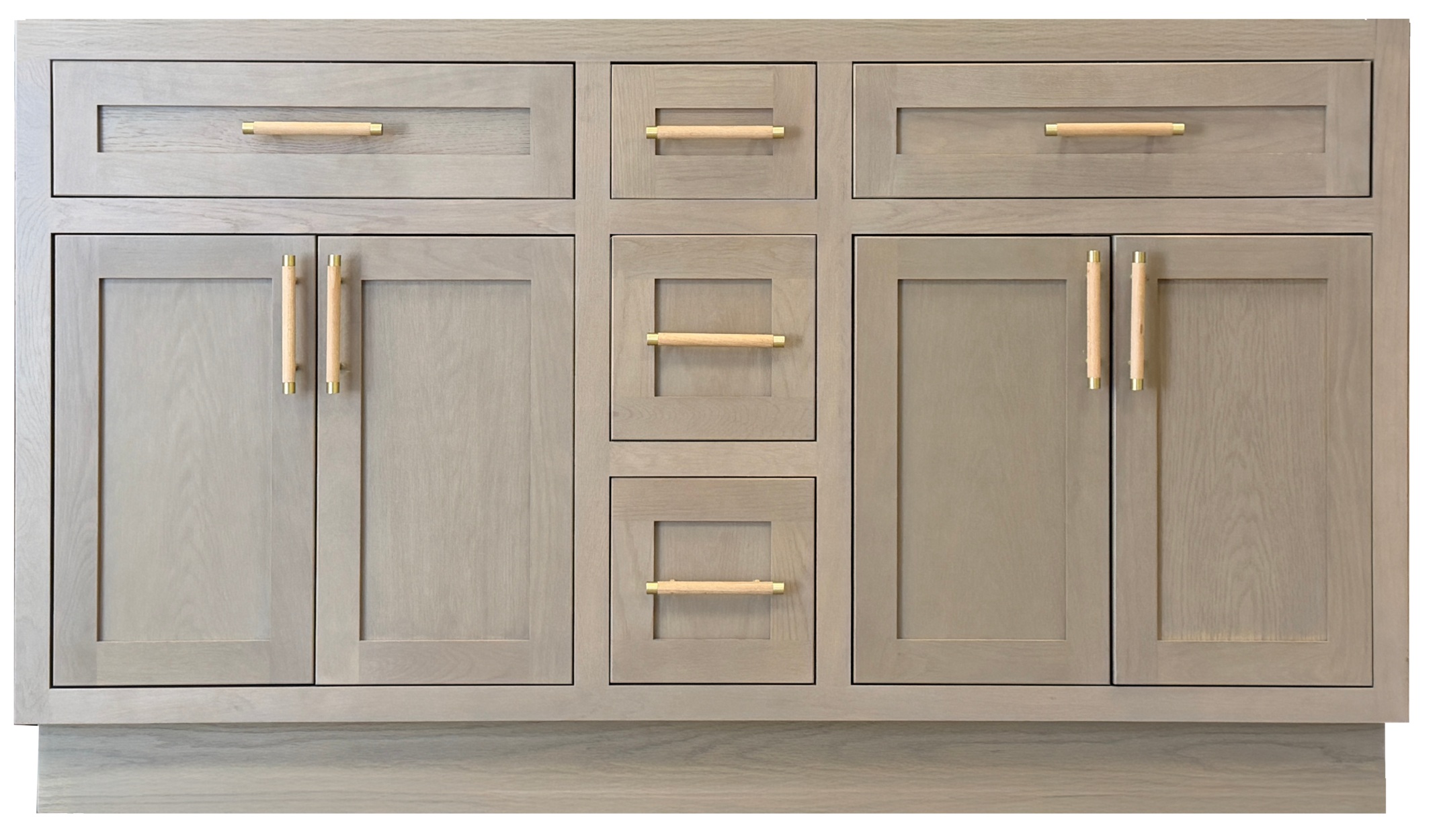 Inset Light Oak Vanity